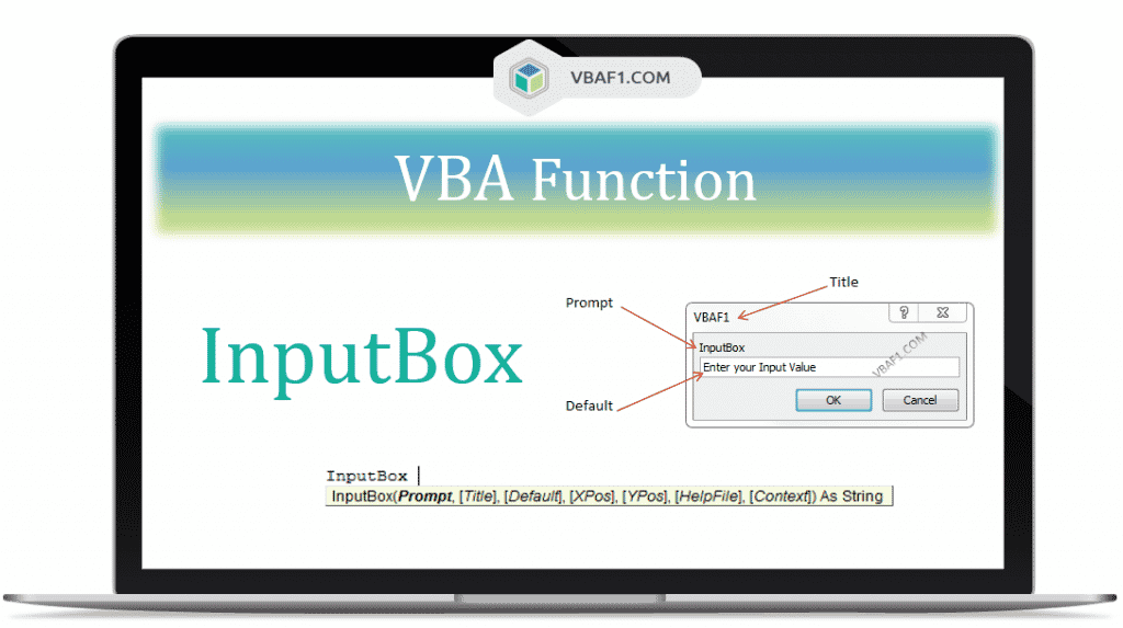 VBA InputBox Function Tutorial Examples Guide