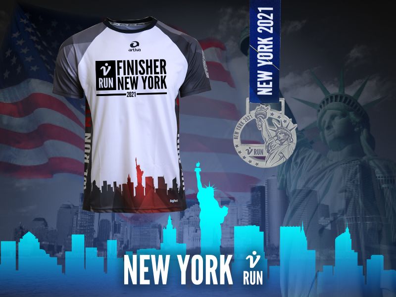 Virtueller Lauf New York Marathon 2021 VRUN.de virtuelle Läufe weltweit