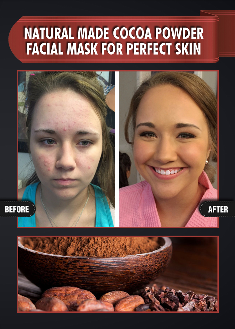 NATURAL MADE COCOA POWDER FACIAL MASK FOR PERFECT SKIN