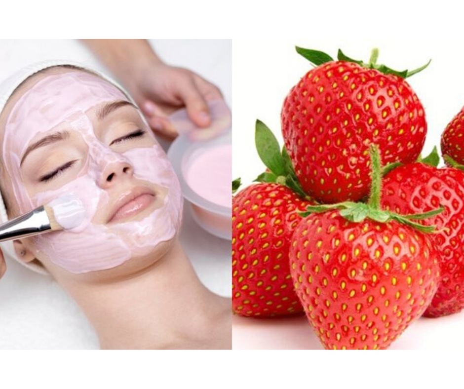 DIY STRAWBERRY SEASONAL MASK FOR SKIN LIGHTENING V Beautify