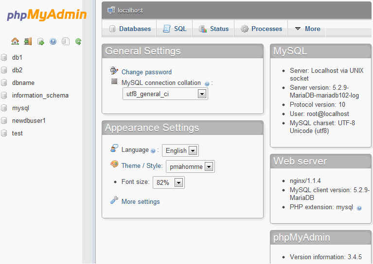 vBulletin character set & collation, double check phpmyadmin / MySQL