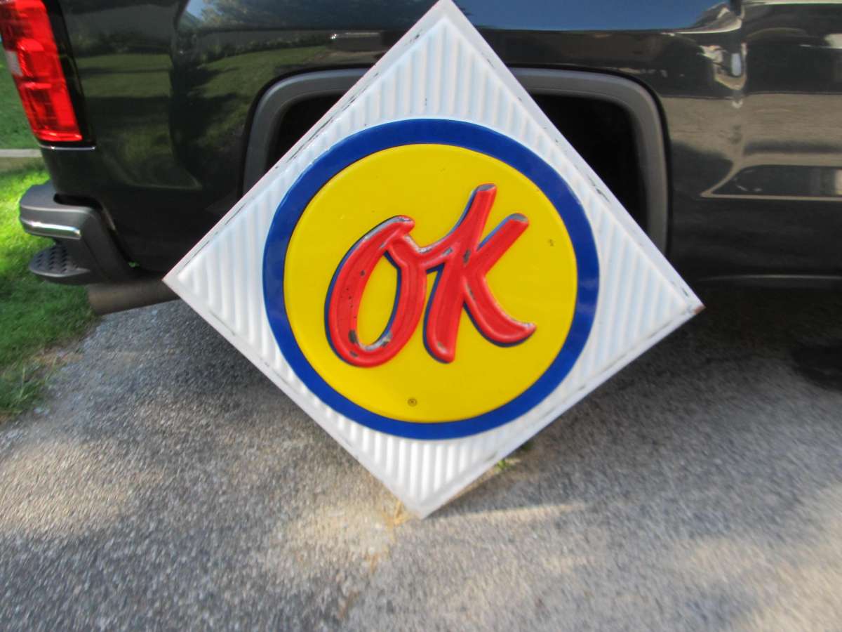 OK Chevrolet Dealership Sign Original Vintage Chevrolet Club