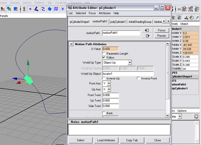 Maya Tutorial 'Growing' Geometry Along a Curve
