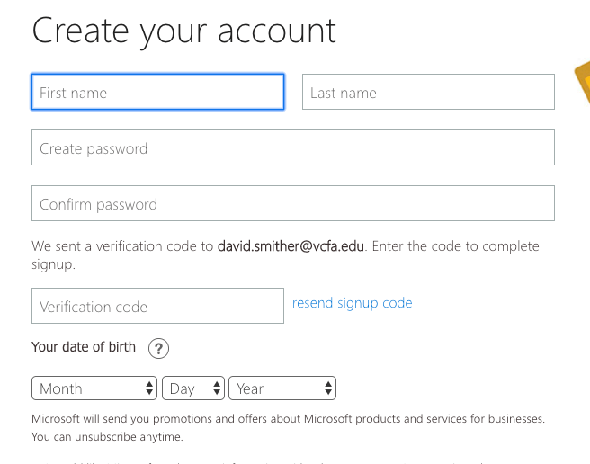 Microsoft Office for Students and Teachers VCFA