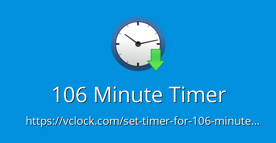 106 Minute Timer Online Timer Countdown