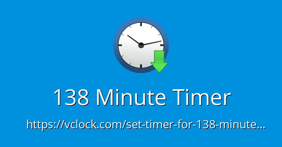 138 Minute Timer Online Timer Countdown