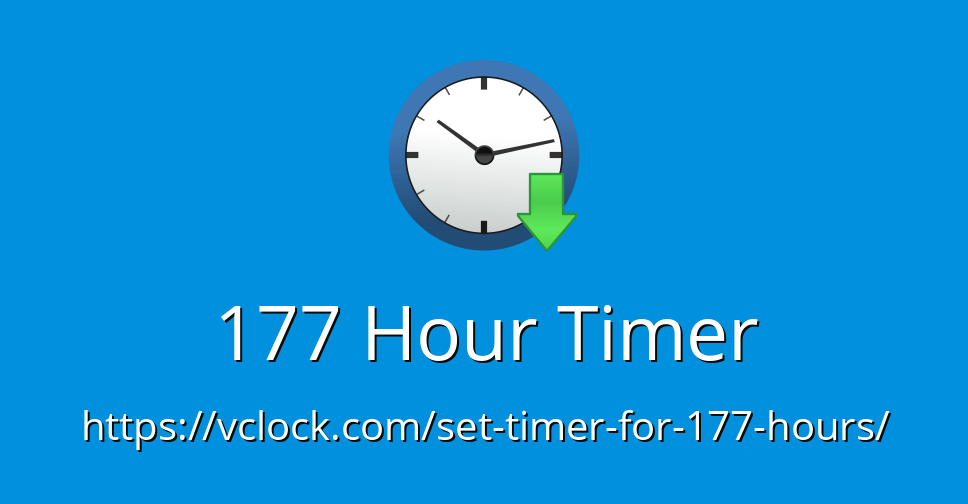 177 Hour Timer Online Timer Countdown