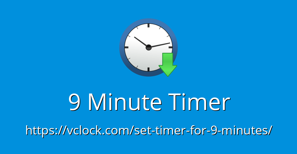 9 Minute Timer Online Timer Countdown
