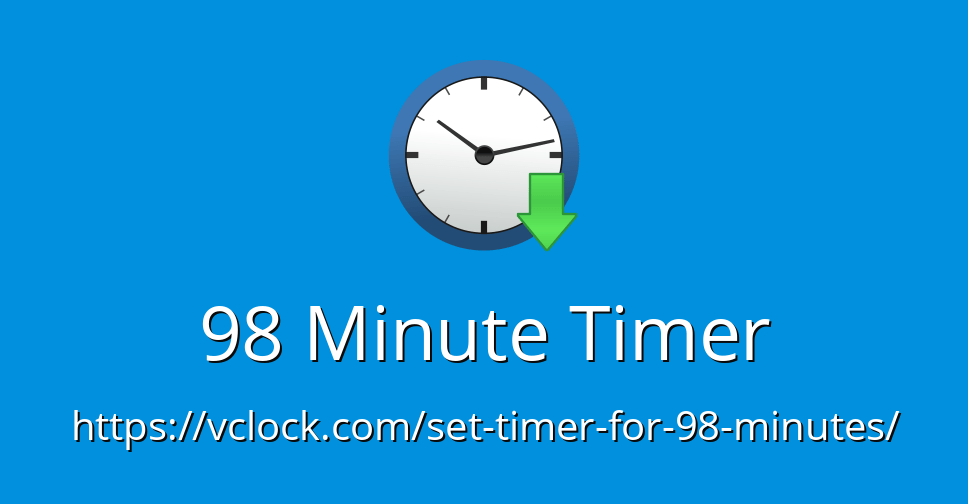 98 Minute Timer Online Timer Countdown