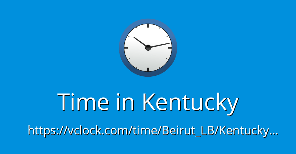 Time in Kentucky vClock