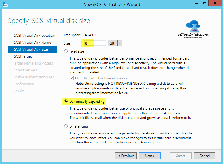 MICROSOFT WINDOWS 2012 R2 ISCSI TARGET STORAGE SERVER FOR ESXI AND