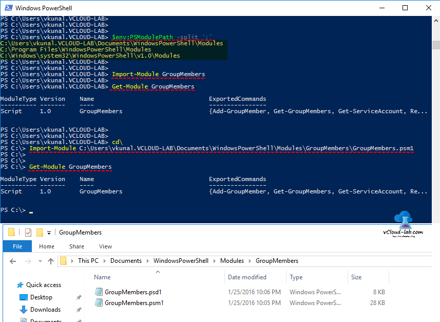 Installing, importing and using any module in powershell vGeek