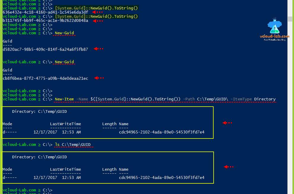 Microsoft Powershell generate random anything (Filename, TempPath, GUID