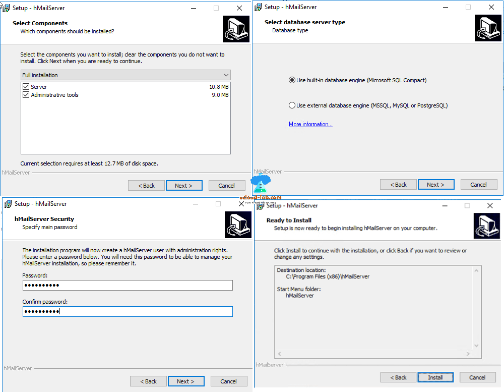 Build a simple email server for home lab using hMailServer and