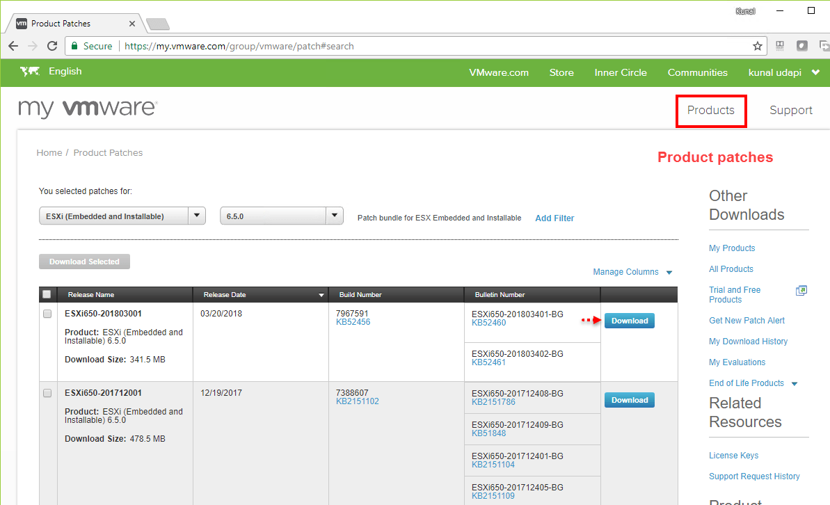 Esxi 65 darwiniso darelocost