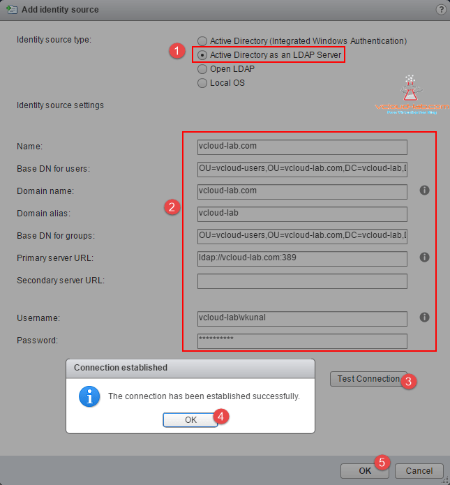 ADDING AND CONFIGURING VMWARE VSPHERE VCENTER SSO ACTIVE DIRECTORY AS