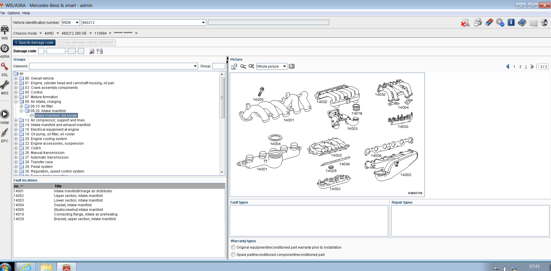 Latest 2019 Mercedes WIS ASRA & EPC Service Repair ️Virtualbox