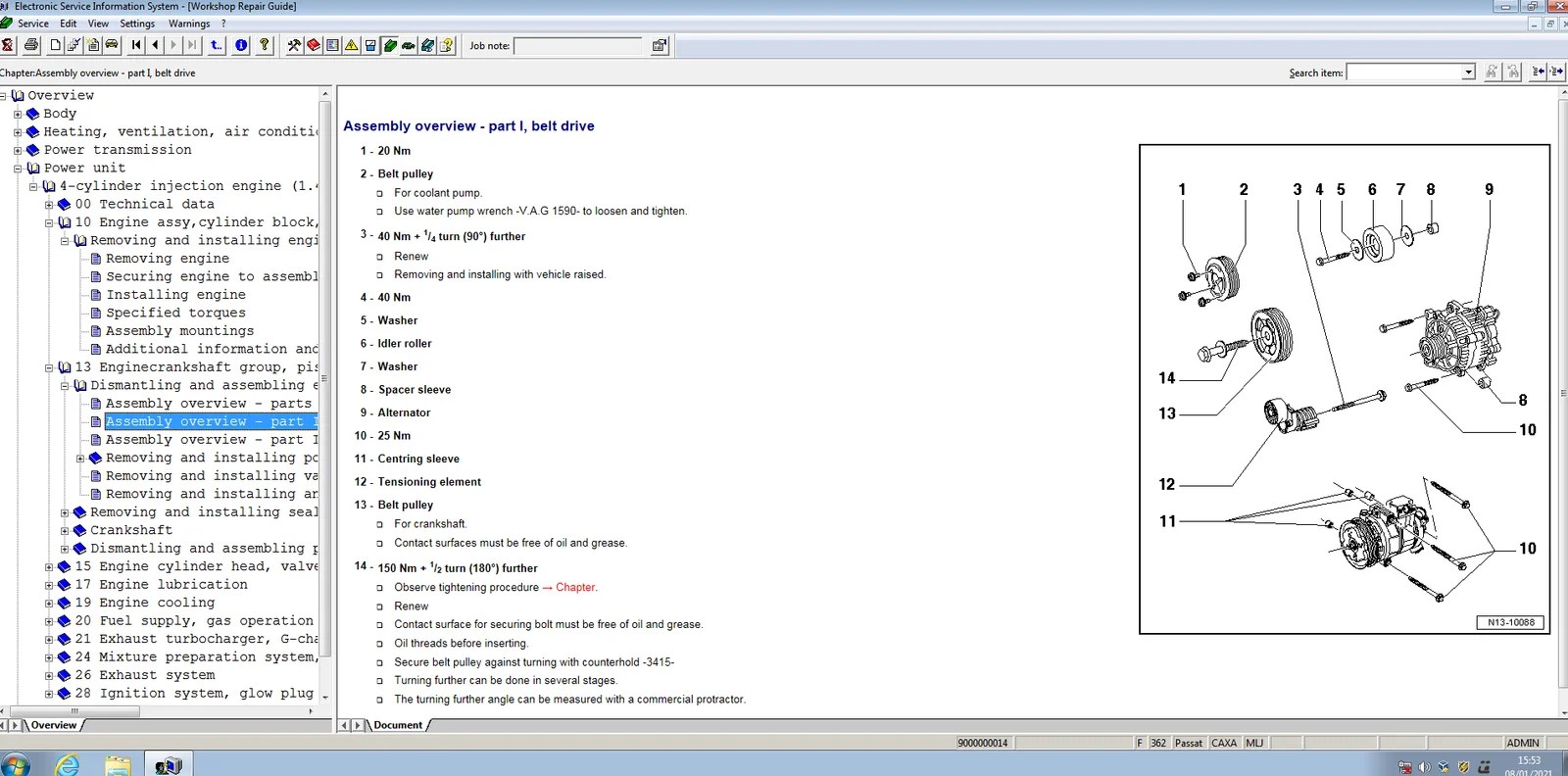 ElsaWin 6.0 VW,Audi,SEAT English Virtualbox image obd2 shop