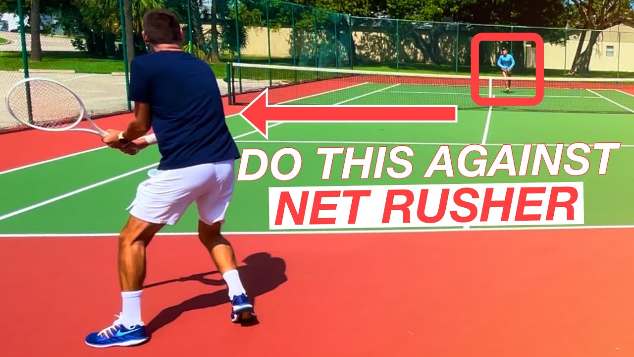 How to Defend Against a Net Rusher Tennis Tactics Inside of the Point