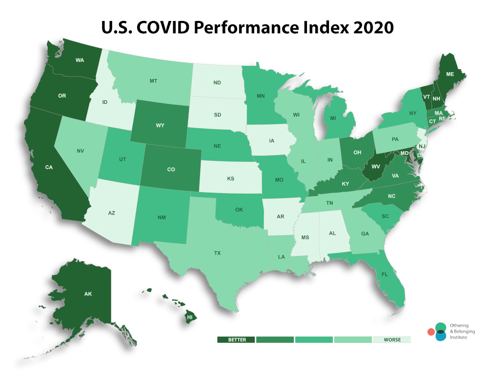 Study Vermont ranks best in Covid19 response. Globally, US ranks near