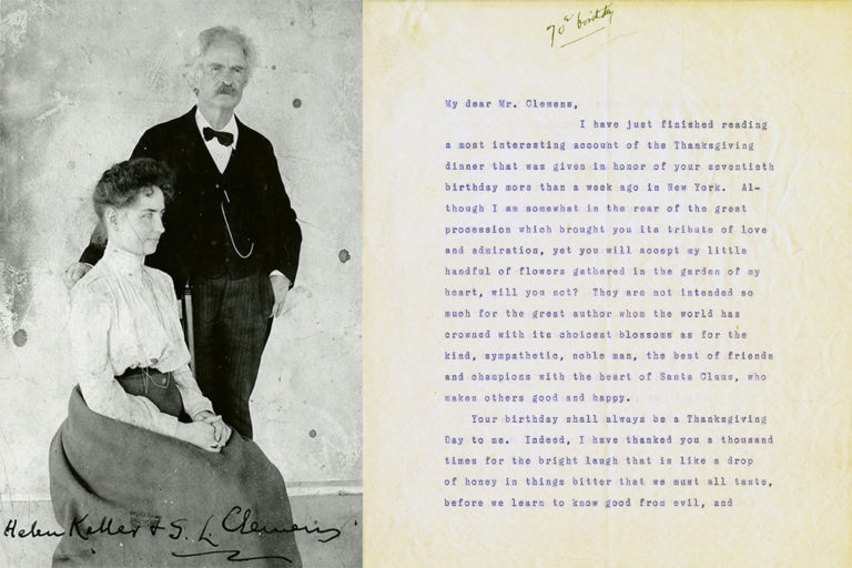 New library project explores Mark Twain’s famous friendships Research