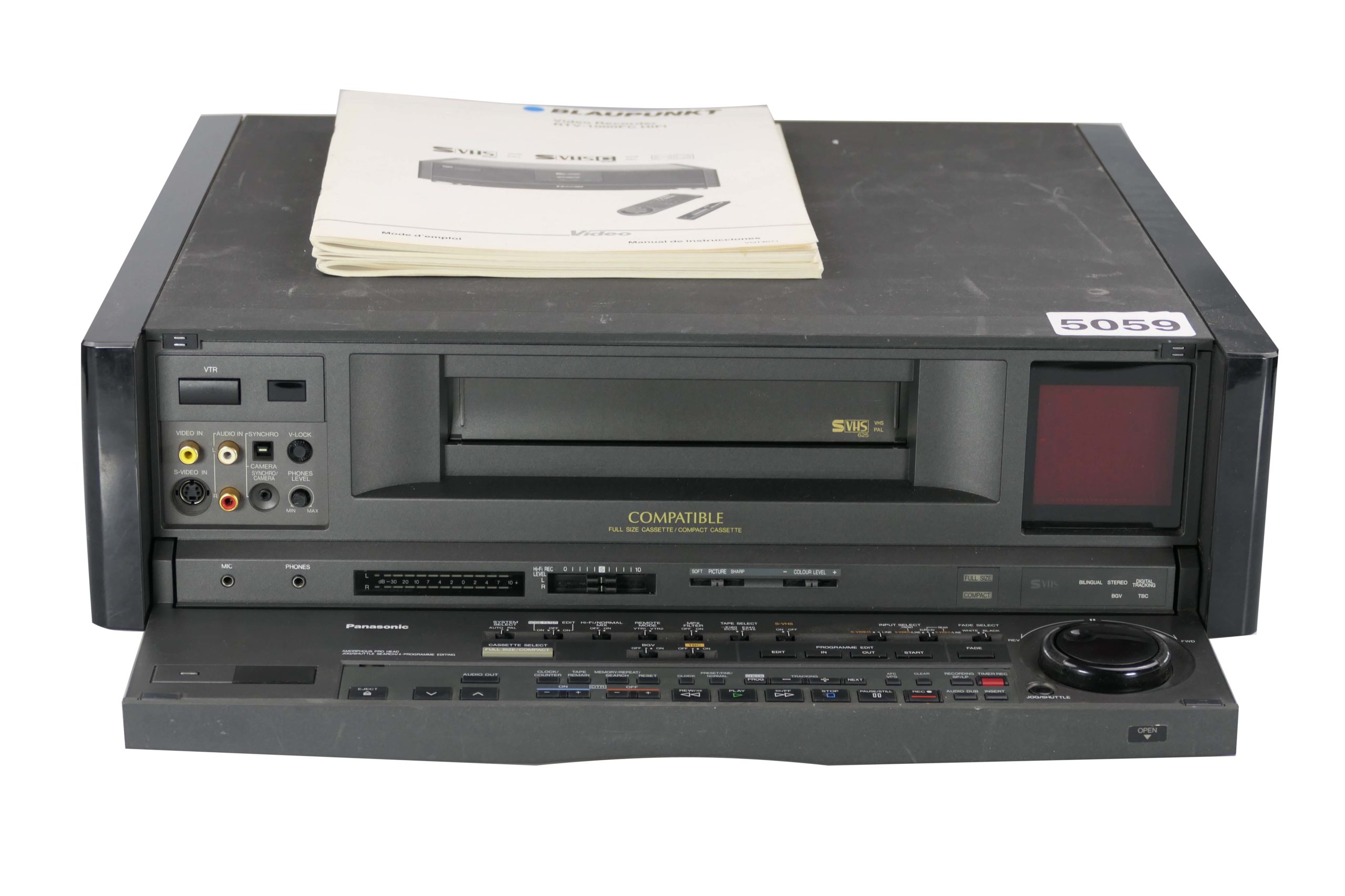 Panasonic NVV8000 SVHS Videorecorder HIGH END TBC VHS Recorder & VHS