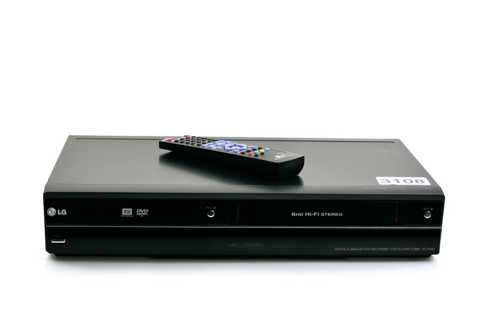 LG RCT689H - DVD & VHS recorder (VHS copy to DVD) | VCRShop
