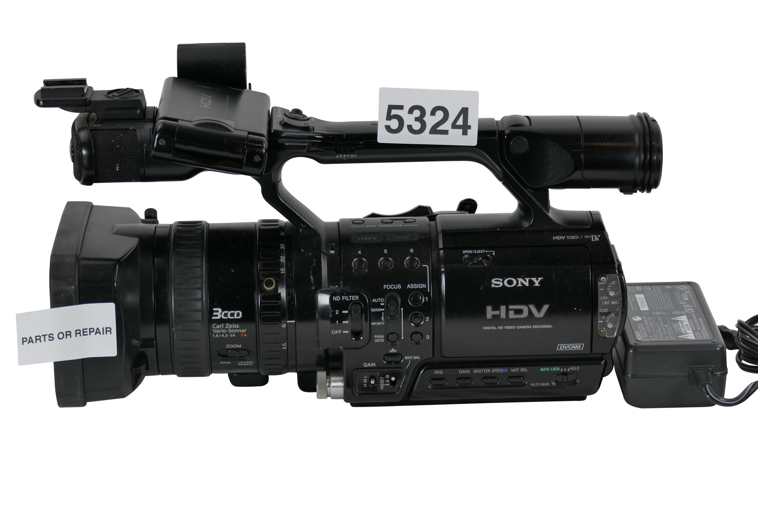 Sony HVRZ1E HDV Camera (Parts or Repair)