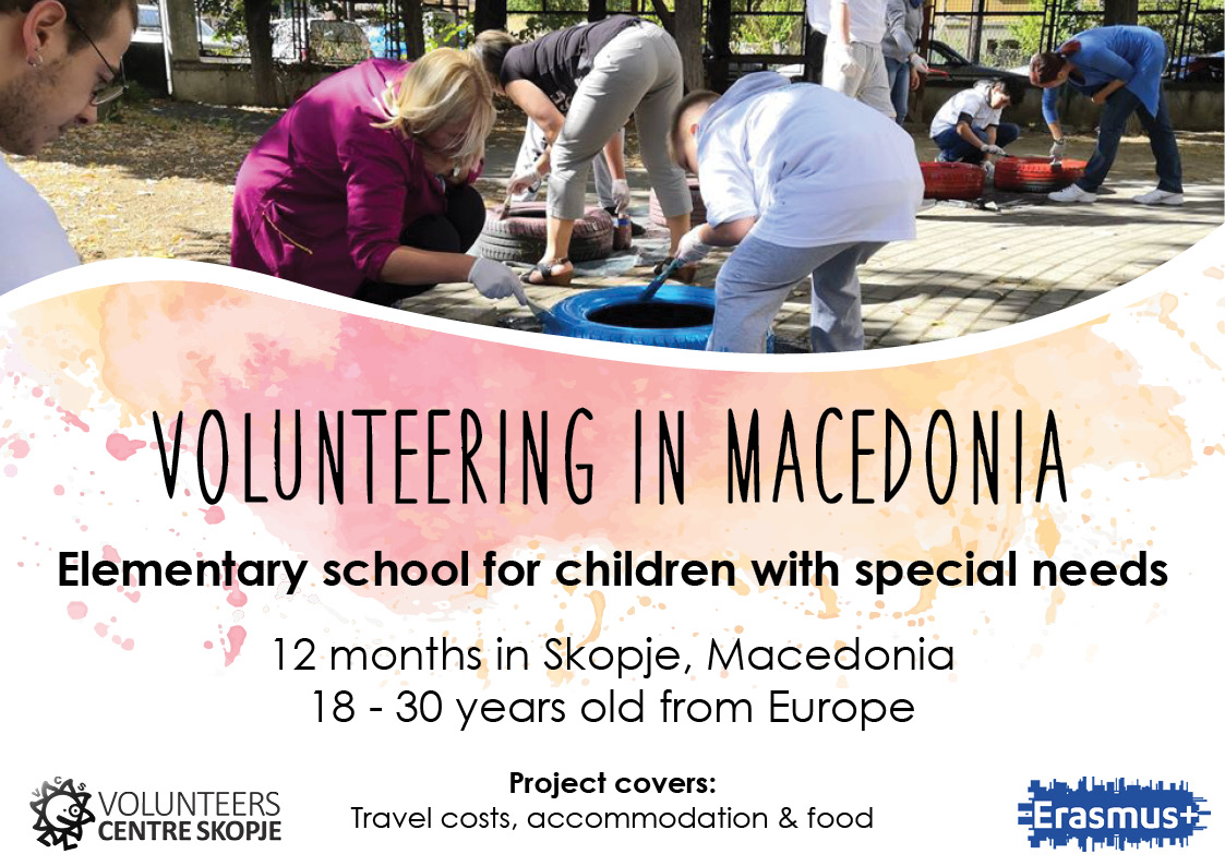 Volunteering in Macedonia Elementary school for children with special