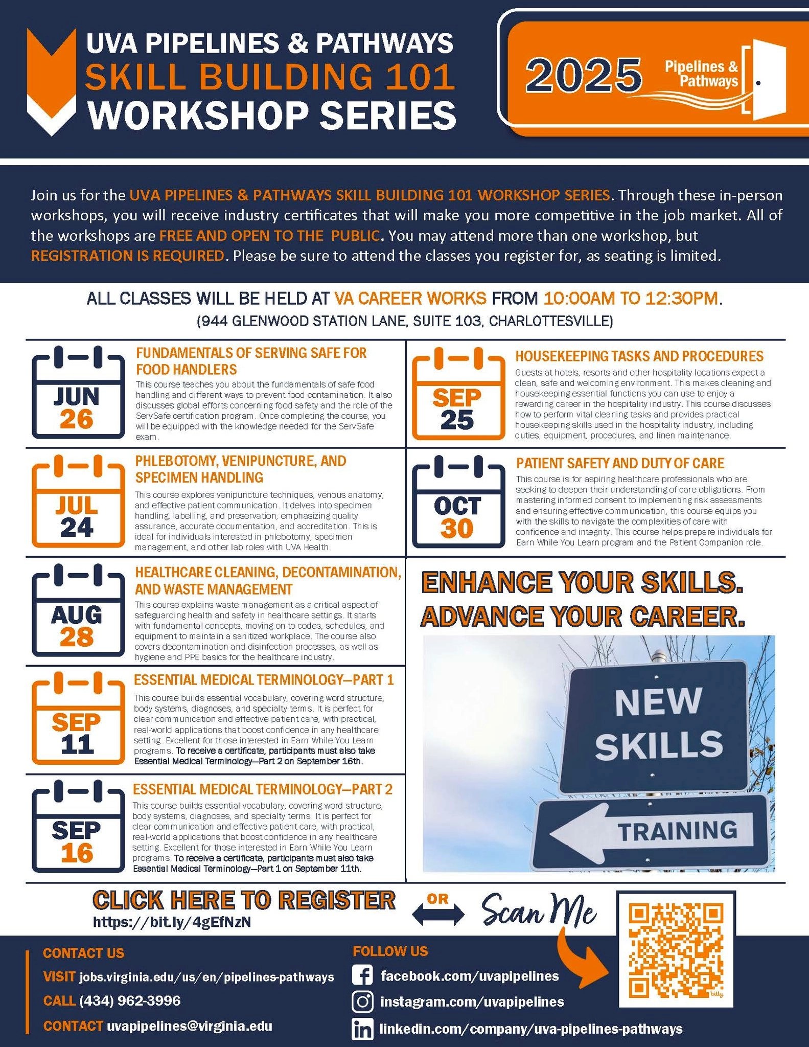 UVA Pipelines & Pathways Skill Building 101 Series Virginia