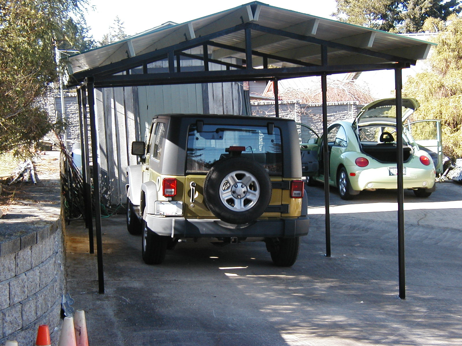 Carport On Uneven Ground Garage Car