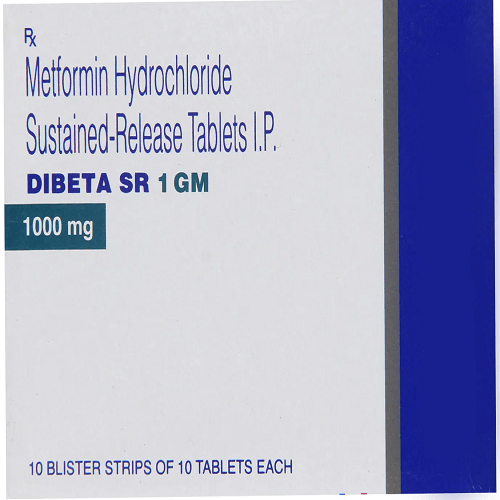 DIBETA SR TABLETS 1000Mg (Metformin) VEA Impex