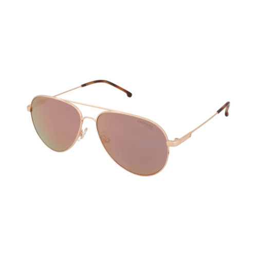 Carrera 2031T/S DDB0J Sunglasses Rose Gold / Grey Mirrored Gold Aviator