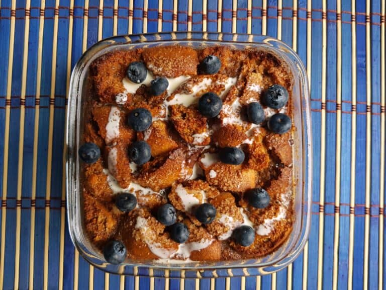 Almojábana Bread Pudding Vecina Vegetariana