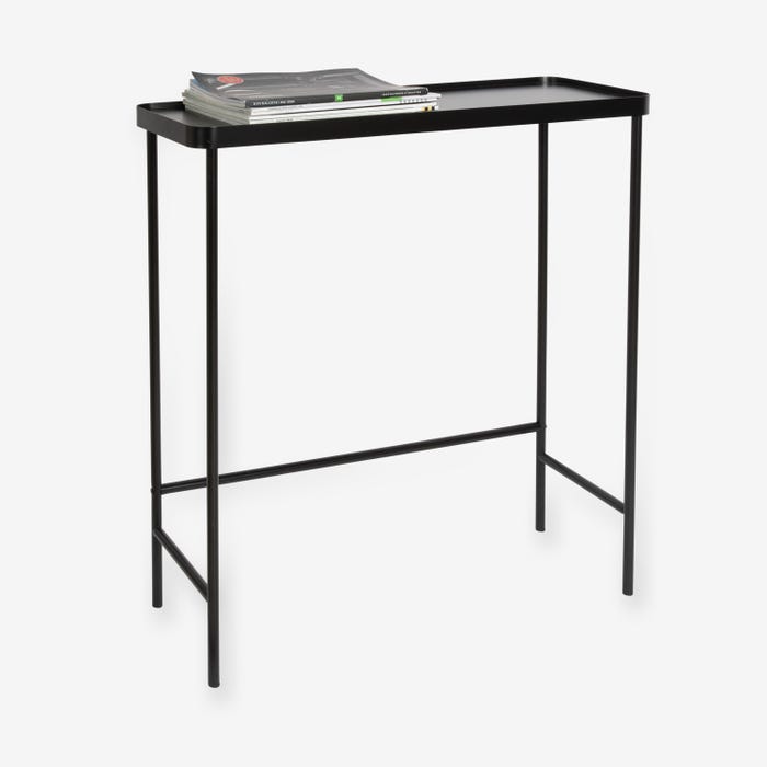 smalt sidobord trä 16 Snygga Sidobord I Trä, Glas Och Svart Metall | Veckorevyn