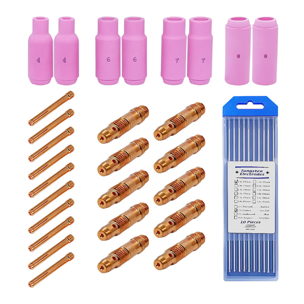SET consommables TIG de 38 pièces Ø 3,2 Poste à souder et
