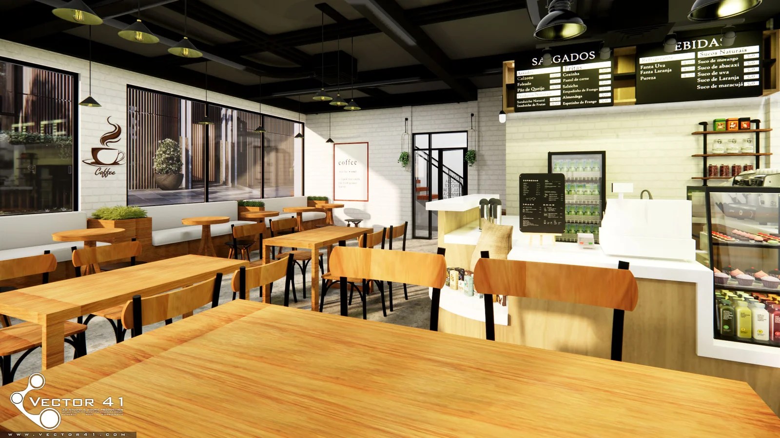 Desain Cafe Modern Mr. Raka Medan ARSITEK MEDAN V41