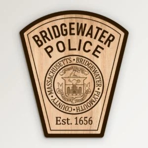 Bridgewater Massachusetts Police Patch Svg Vector Files Vector911