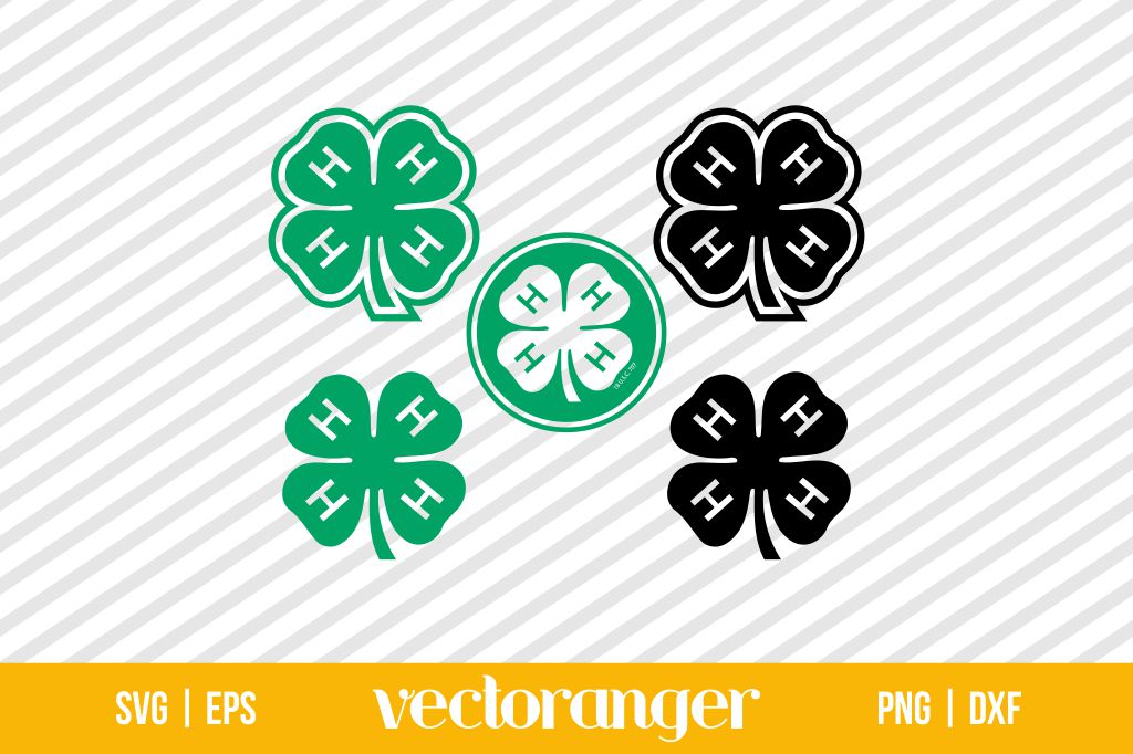 4H Clover SVG Bundle | Vectoranger