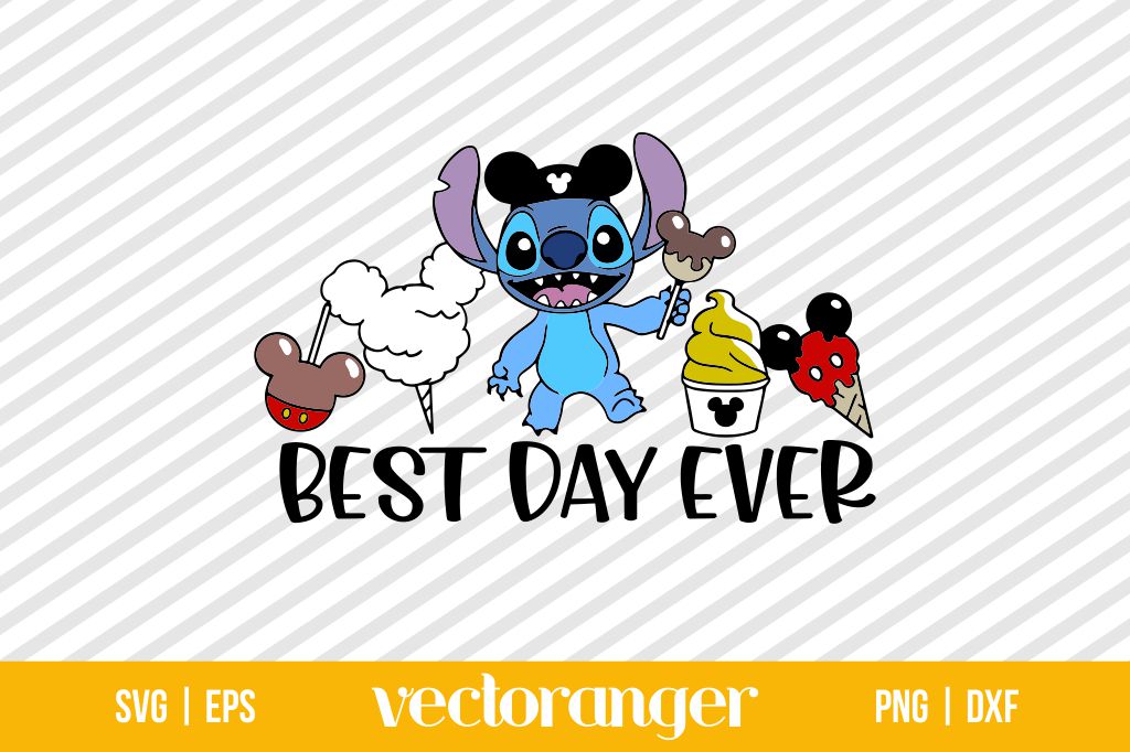 Best Day Ever Stitch SVG Vectoranger