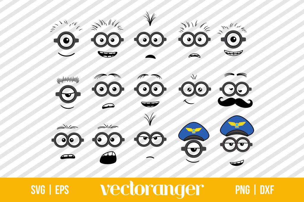Minion Printable Eyes