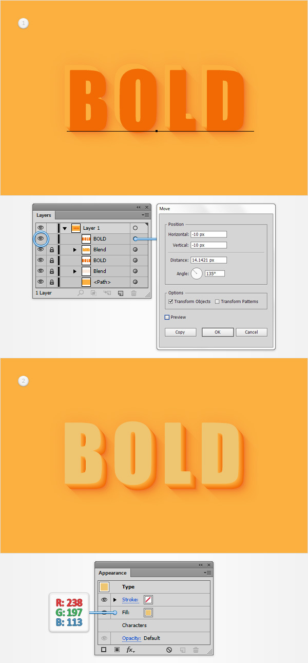 How to Create an Editable 3D Text Effect in Adobe Illustrator