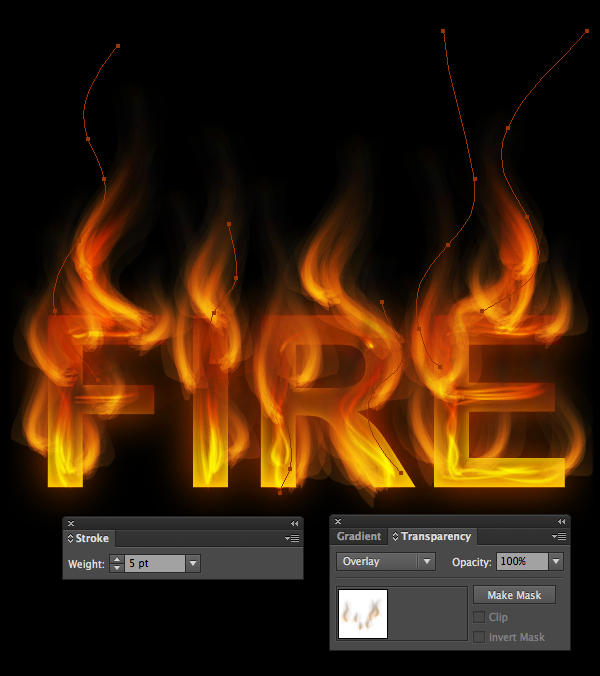 How to Create a Fire Text Effect in Illustrator