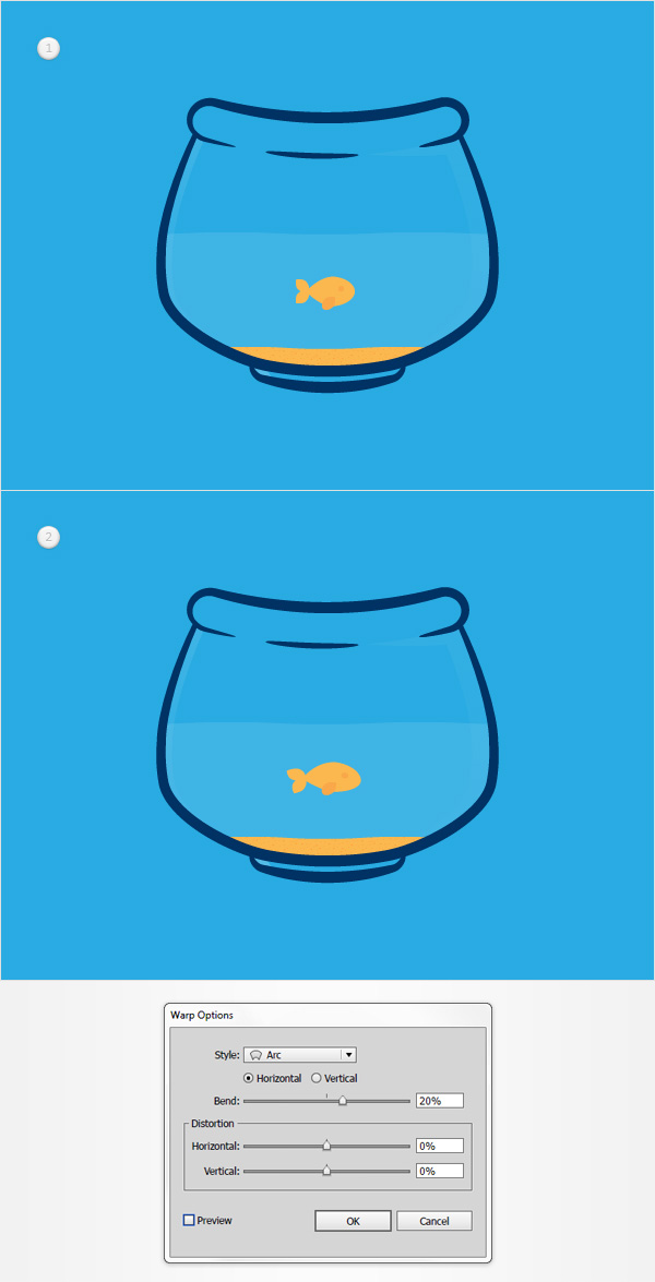 Create a Simple Fishbowl Illustration in Adobe Illustrator