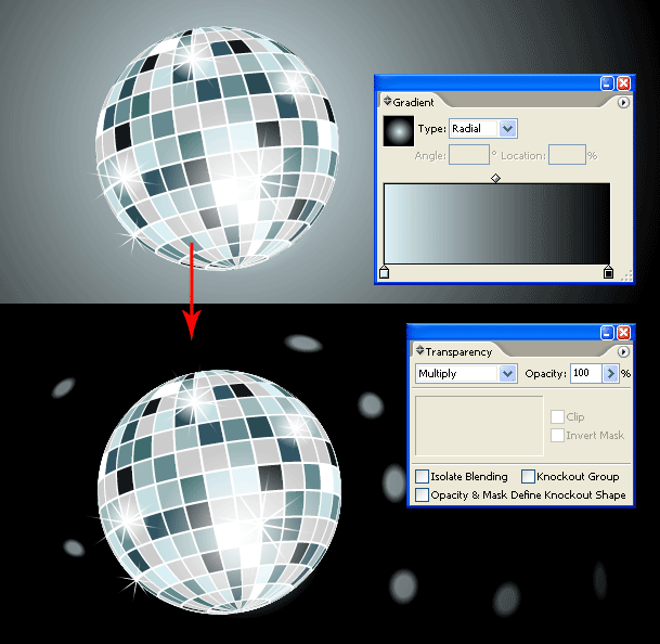 Illustrator Tutorial Disco Ball Illustrator Tutorials & Tips