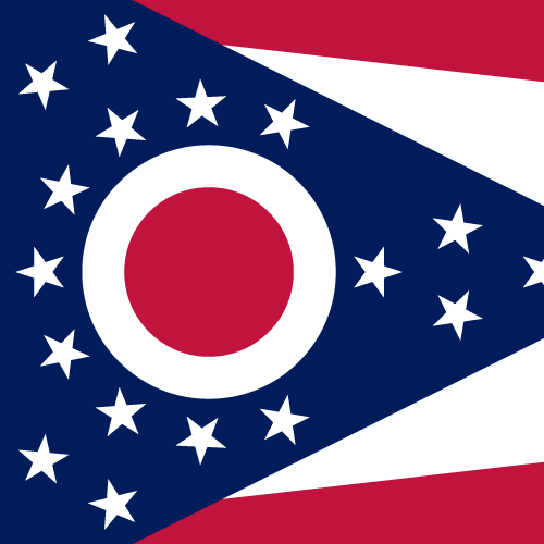 Printable Flags of Ohio Vector World Flags