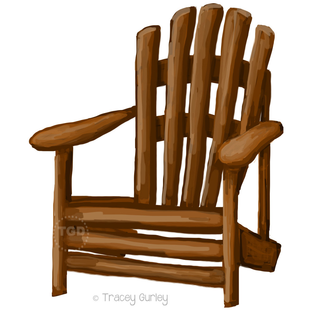 Adirondack Chair Vector at Collection of Adirondack
