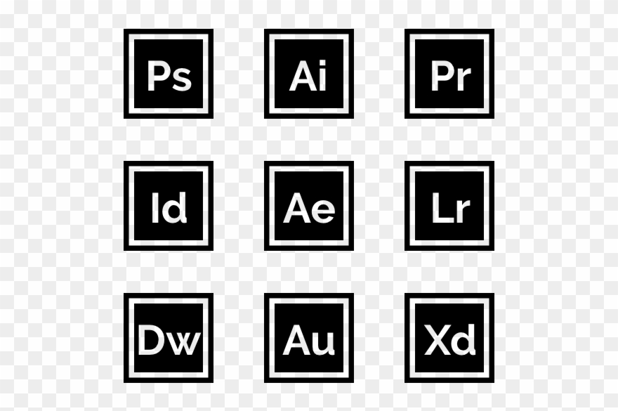 Adobe Creative Suite Icons Vector at Collection of