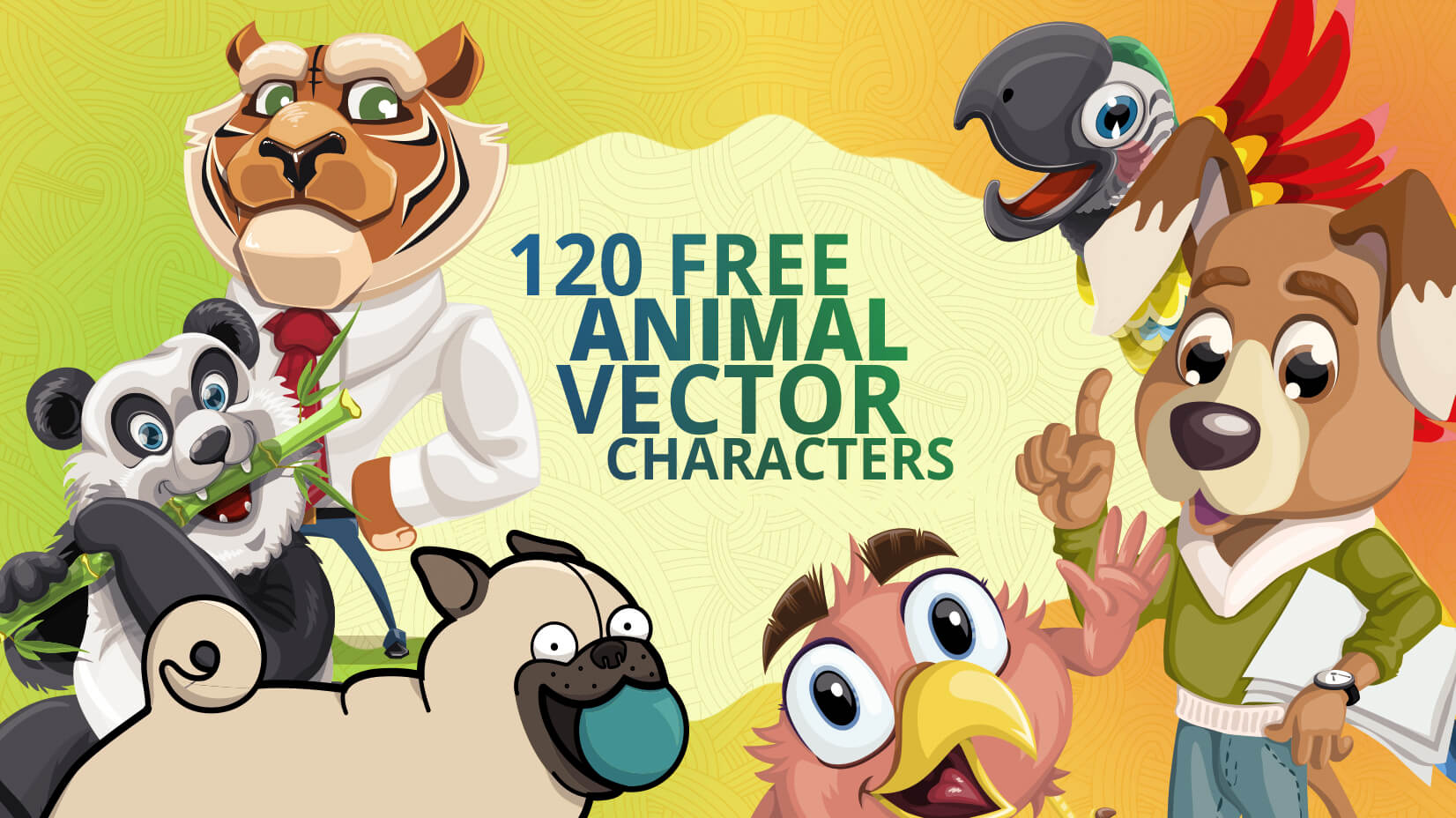 Animal Cartoon Vector at Collection of Animal Cartoon