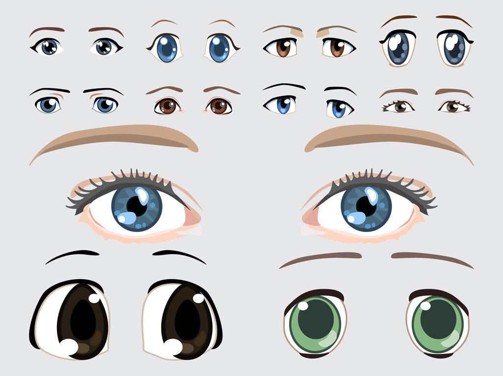 Anime Eyes Vector at Collection of Anime Eyes Vector